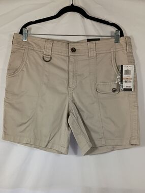 NWT Style & Co. Stonewall Core Tummy Control Mid Rise Khaki Women's Sz 12 Summer